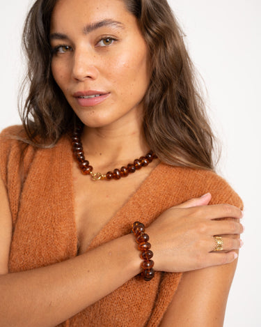 TILTIL Bracelet Choco Bead Brown - Things I Like Things I Love