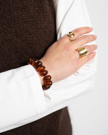 TILTIL Bracelet Choco Bead Brown - Things I Like Things I Love
