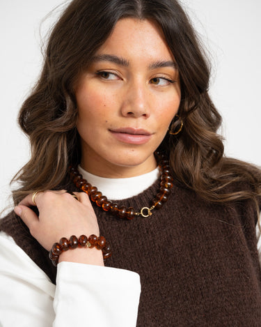 TILTIL Bracelet Choco Bead Brown - Things I Like Things I Love