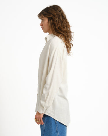 TILTIL Britt Linen Blouse Beige - Things I Like Things I Love