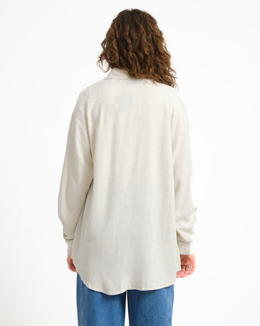 TILTIL Britt Linen Blouse Beige - Things I Like Things I Love
