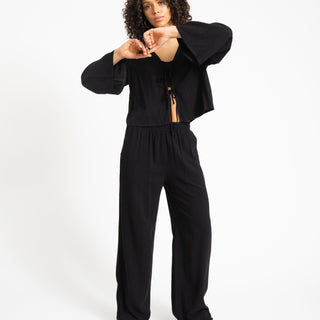 TILTIL Britt Pants Linen Black - Things I Like Things I Love