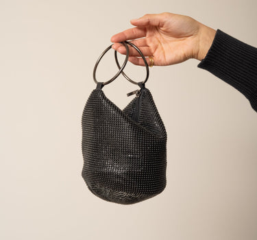 TILTIL Bucket Rhinestone Bag Black - Things I Like Things I Love