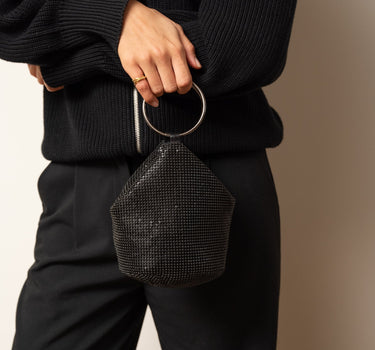 TILTIL Bucket Rhinestone Bag Black - Things I Like Things I Love