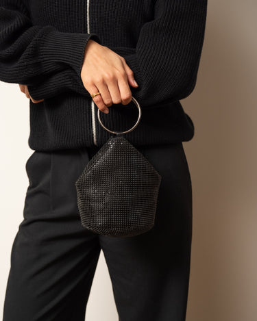 TILTIL Bucket Rhinestone Bag Black - Things I Like Things I Love