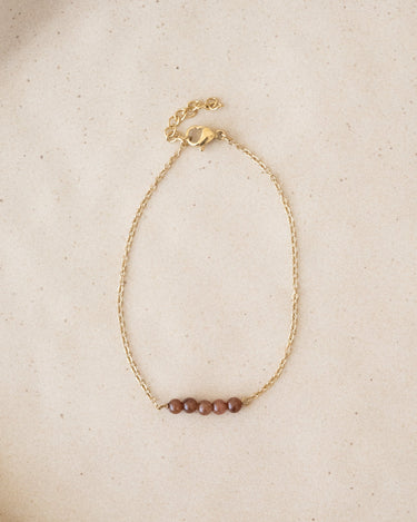 TILTIL Bungle Resin Brown Bracelet Gold Bruin - Things I Like Things I Love