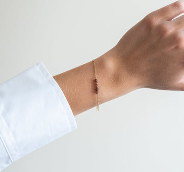 TILTIL Bungle Resin Brown Bracelet Gold Bruin - Things I Like Things I Love