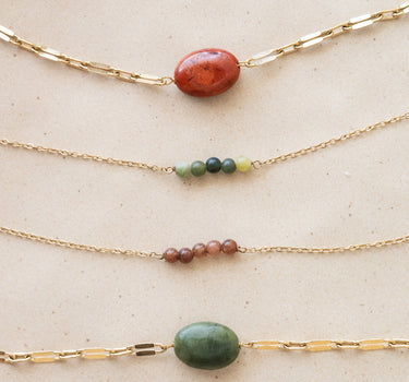 TILTIL Bungle Resin Groen Bracelet Goud - Things I Like Things I Love