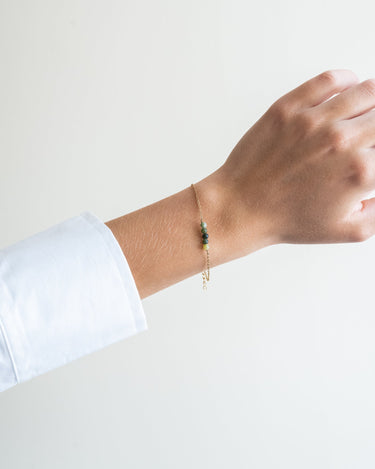 TILTIL Bungle Resin Groen Bracelet Goud - Things I Like Things I Love