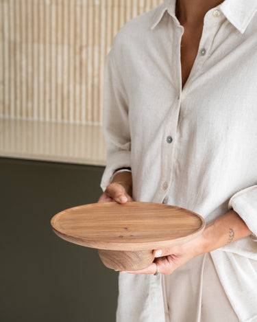 TILTIL Cake Stand Celio Walnut - Things I Like Things I Love