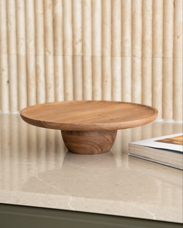 TILTIL Cake Stand Celio Walnut - Things I Like Things I Love
