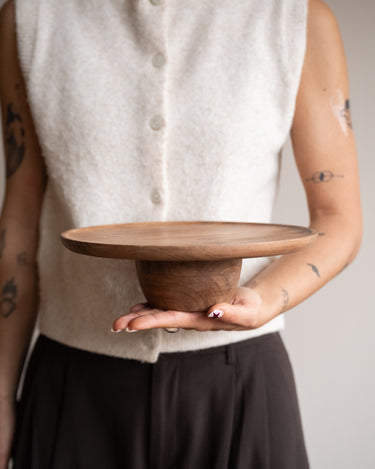TILTIL Cake Stand Celio Walnut - Things I Like Things I Love