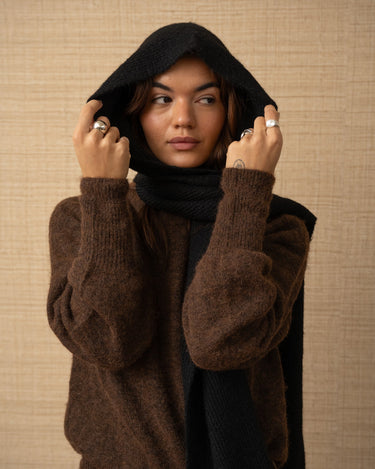 TILTIL Capuchon Scarf Black - Things I Like Things I Love