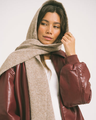 TILTIL Capuchon Scarf Taupe - Things I Like Things I Love