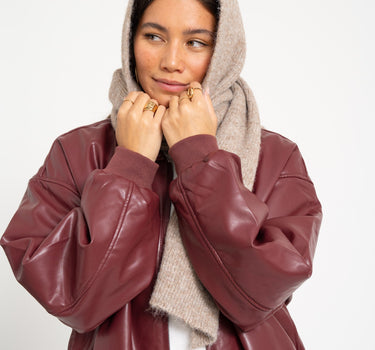 TILTIL Capuchon Scarf Taupe - Things I Like Things I Love