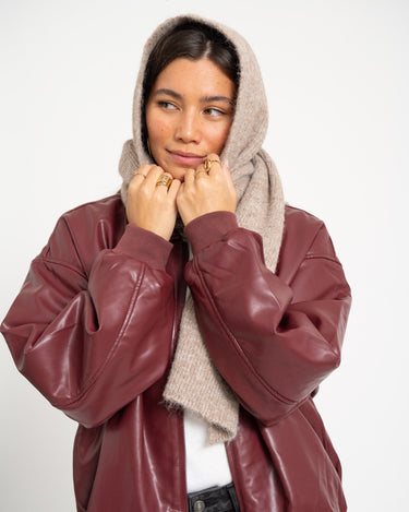 TILTIL Capuchon Scarf Taupe - Things I Like Things I Love