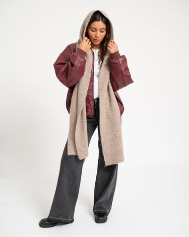 TILTIL Capuchon Scarf Taupe - Things I Like Things I Love
