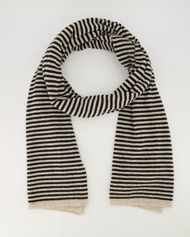 TILTIL Cassy Cashmere Scarf Stripe Black - Things I Like Things I Love