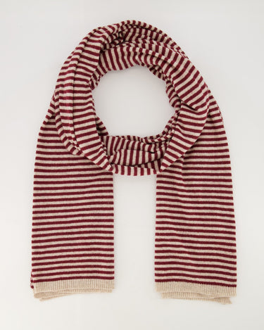 TILTIL Cassy Cashmere Scarf Stripe Red - Things I Like Things I Love