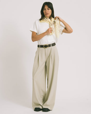 TILTIL Ceder Pantalon Melange Sand - Things I Like Things I Love