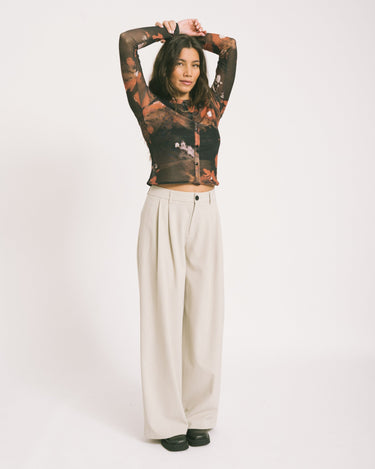 TILTIL Ceder Pantalon Melange Sand - Things I Like Things I Love