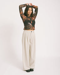 TILTIL Ceder Pantalon Melange Sand - Things I Like Things I Love