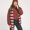 TILTIL Cela Striped Scarf Bordeaux - Things I Like Things I Love
