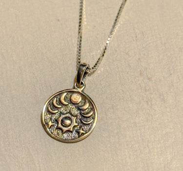 TILTIL Celestial Sun Charm Silver - Things I Like Things I Love