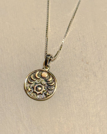 TILTIL Celestial Sun Charm Silver - Things I Like Things I Love