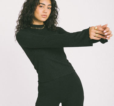 TILTIL Charlie Longsleeve Glitter Black - Things I Like Things I Love