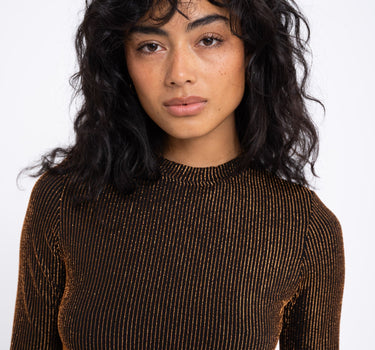 TILTIL Charlie Longsleeve Glitter Bronze Black - Things I Like Things I Love