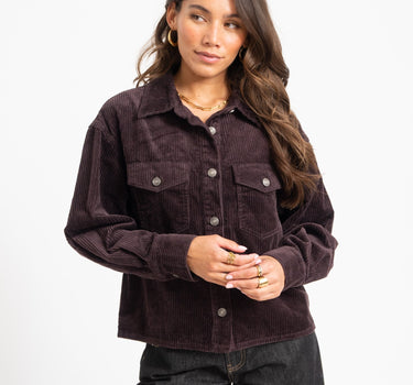 TILTIL Charly Corduroy Blouse Bruin - Things I Like Things I Love