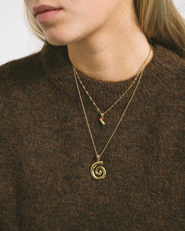 TILTIL Charm Goldplated Spiral - Things I Like Things I Love