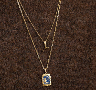 TILTIL Charm Midnight Muse Navy Gold - Things I Like Things I Love