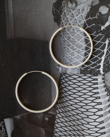TILTIL Chloe Silver Hoops - Things I Like Things I Love