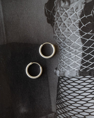 TILTIL Chloe Silver Hoops - Things I Like Things I Love