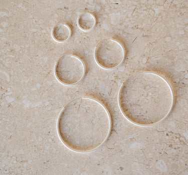 TILTIL Chloe Silver Hoops - Things I Like Things I Love