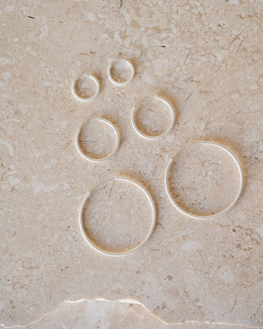 TILTIL Chloe Silver Hoops - Things I Like Things I Love