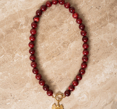 TILTIL Chunky Beads Red Pendant - Things I Like Things I Love