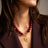 TILTIL Chunky Beads Red Pendant - Things I Like Things I Love