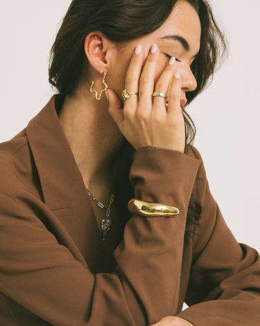 TILTIL Chunky Statement Bangle Gold - Things I Like Things I Love