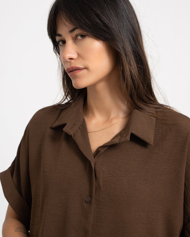 TILTIL Ciara Blouse Brown - Things I Like Things I Love