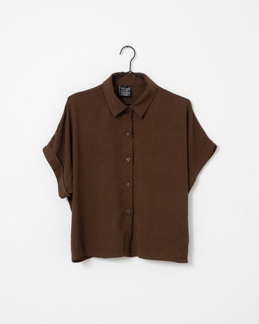 TILTIL Ciara Blouse Brown - Things I Like Things I Love