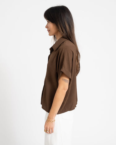 TILTIL Ciara Blouse Brown - Things I Like Things I Love