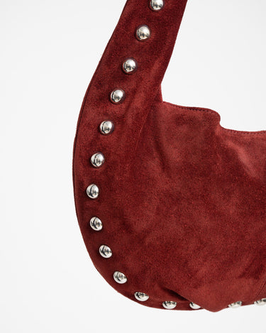 TILTIL Circle Stud Bag Bordeaux - Things I Like Things I Love