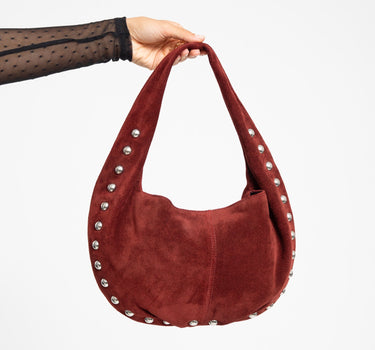TILTIL Circle Stud Bag Bordeaux - Things I Like Things I Love
