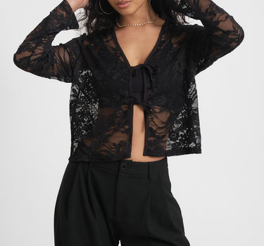 TILTIL Claire Blouse Lace Black - Things I Like Things I Love