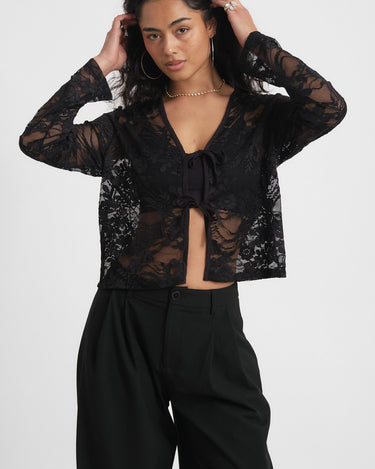 TILTIL Claire Blouse Lace Black - Things I Like Things I Love