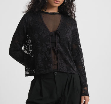 TILTIL Claire Blouse Lace Black - Things I Like Things I Love