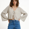 TILTIL Claire Linen Top Beige - Things I Like Things I Love